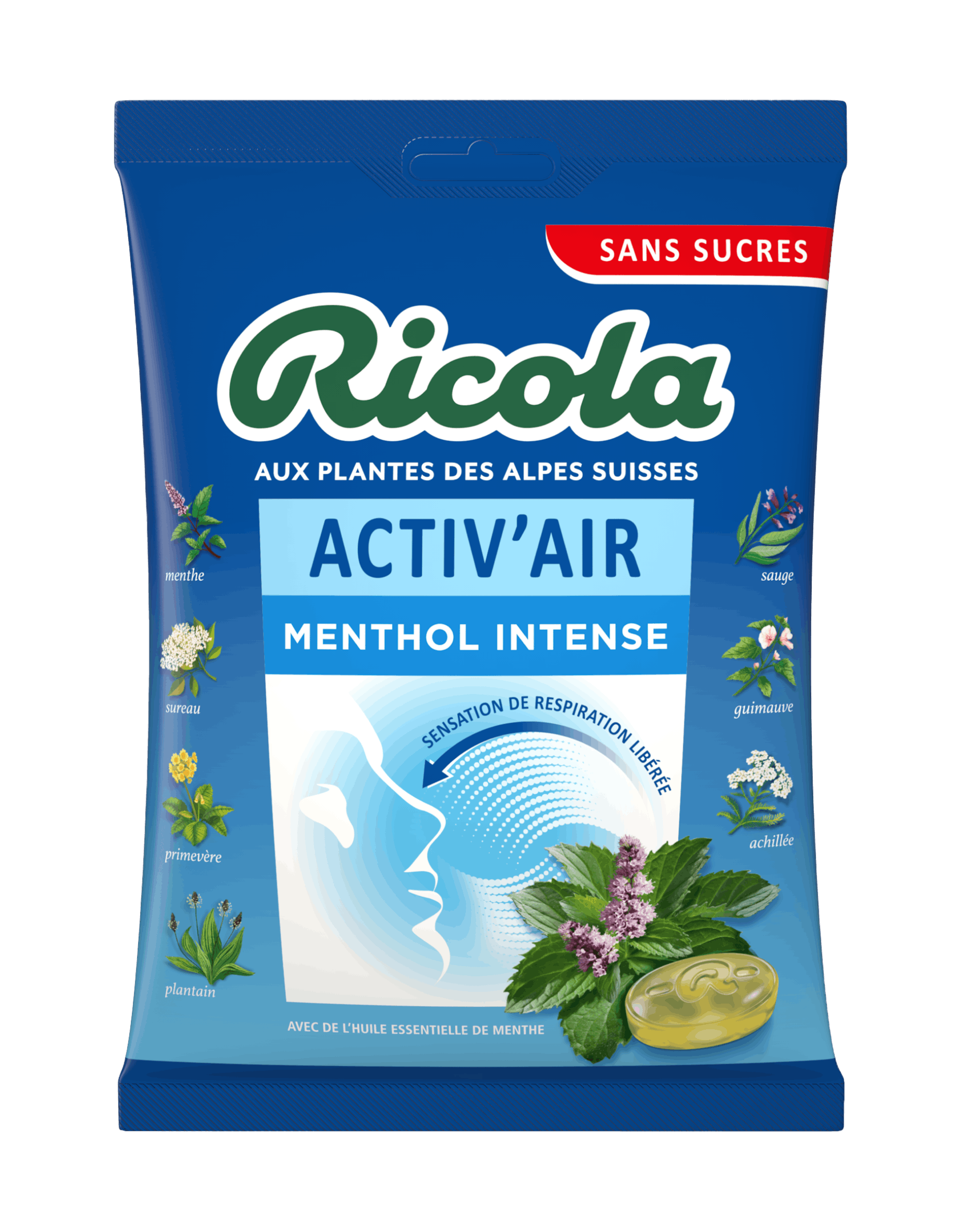 Sac de menthol glacé