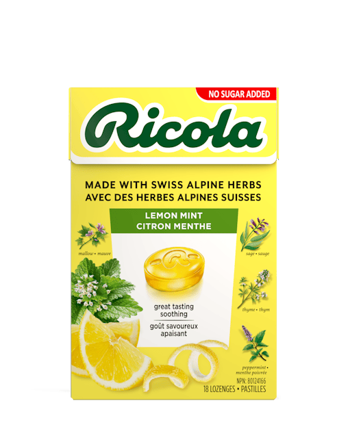 Try Our Sugar Free Lemon Mint Herbal Drops | Ricola