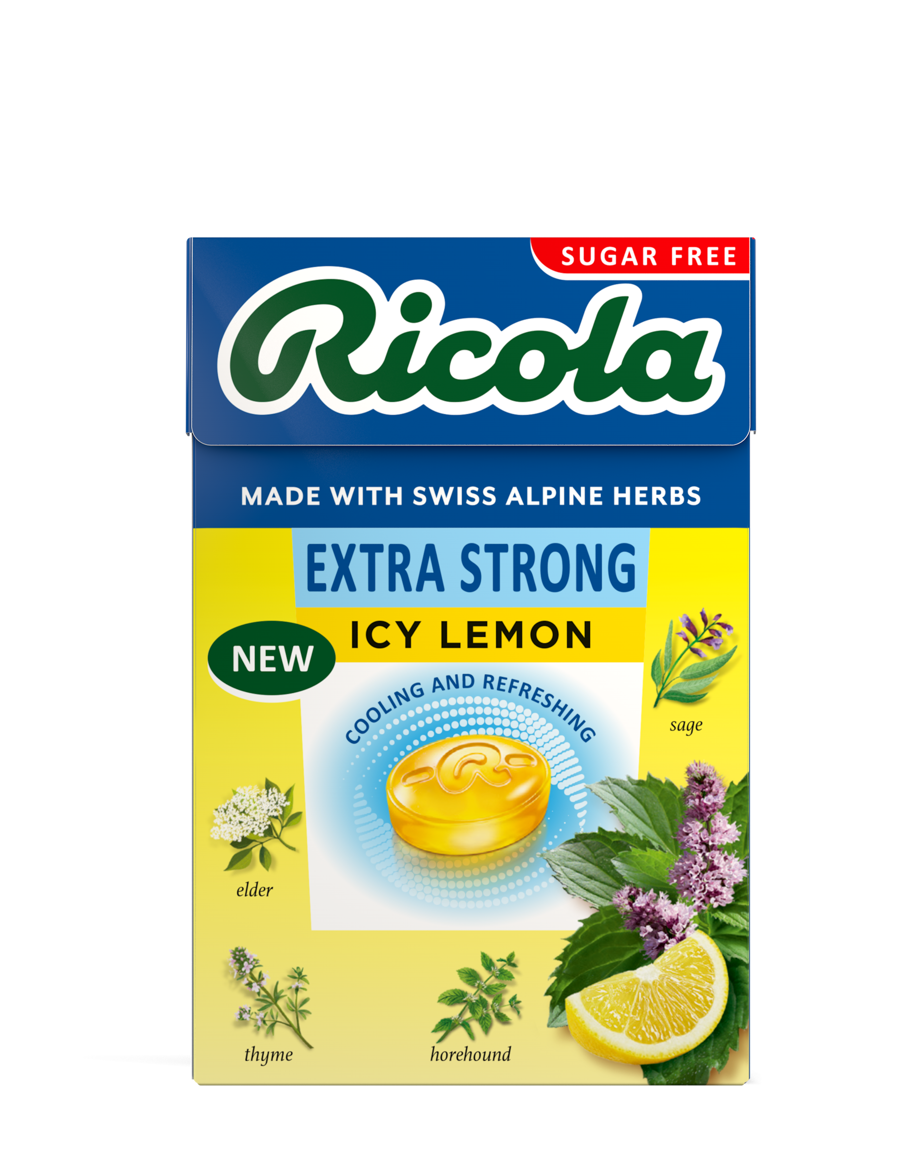 Our Lemon Mint Natural Herbal Drops in Singapore | Ricola