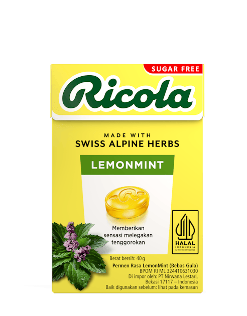 Try Our Lemon Mint Natural Herbal Drops in Thailand | Ricola