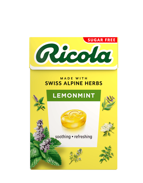 Our Lemon Mint Natural Herbal Drops in South Korea | Ricola