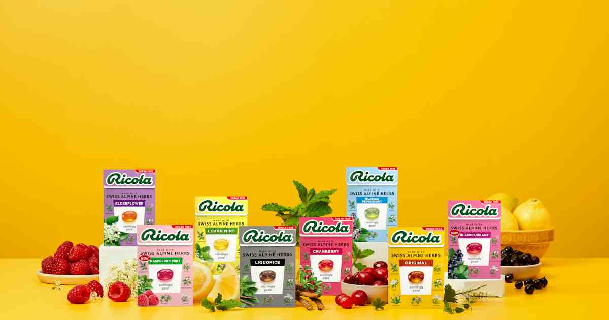 Turquoise Riccola Shop Our Sugar Free Sweets Selection | Ricola