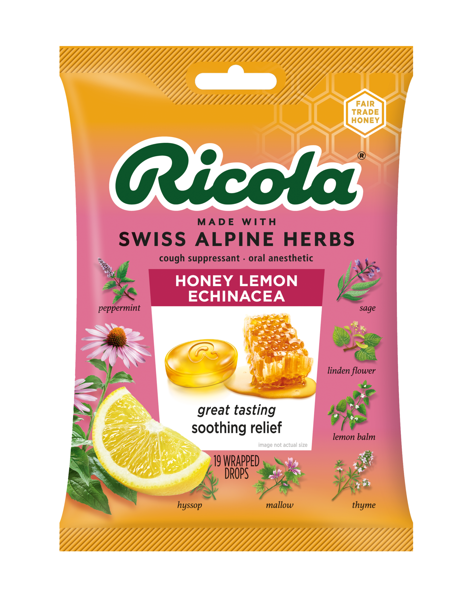 Find Our Honey Lemon Echinacea Cough Drops | Ricola