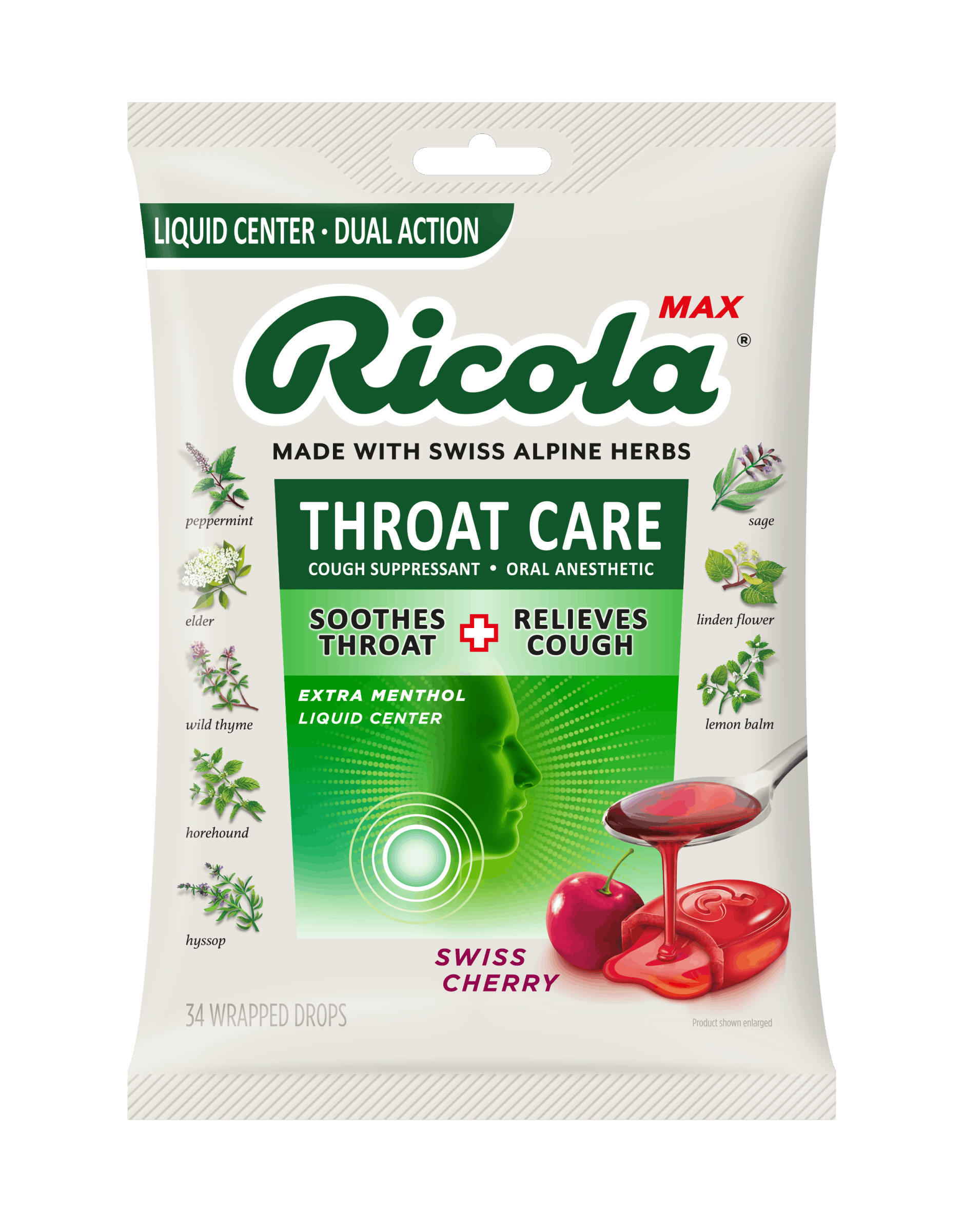 Bag of Throat Care Swiss Cherry