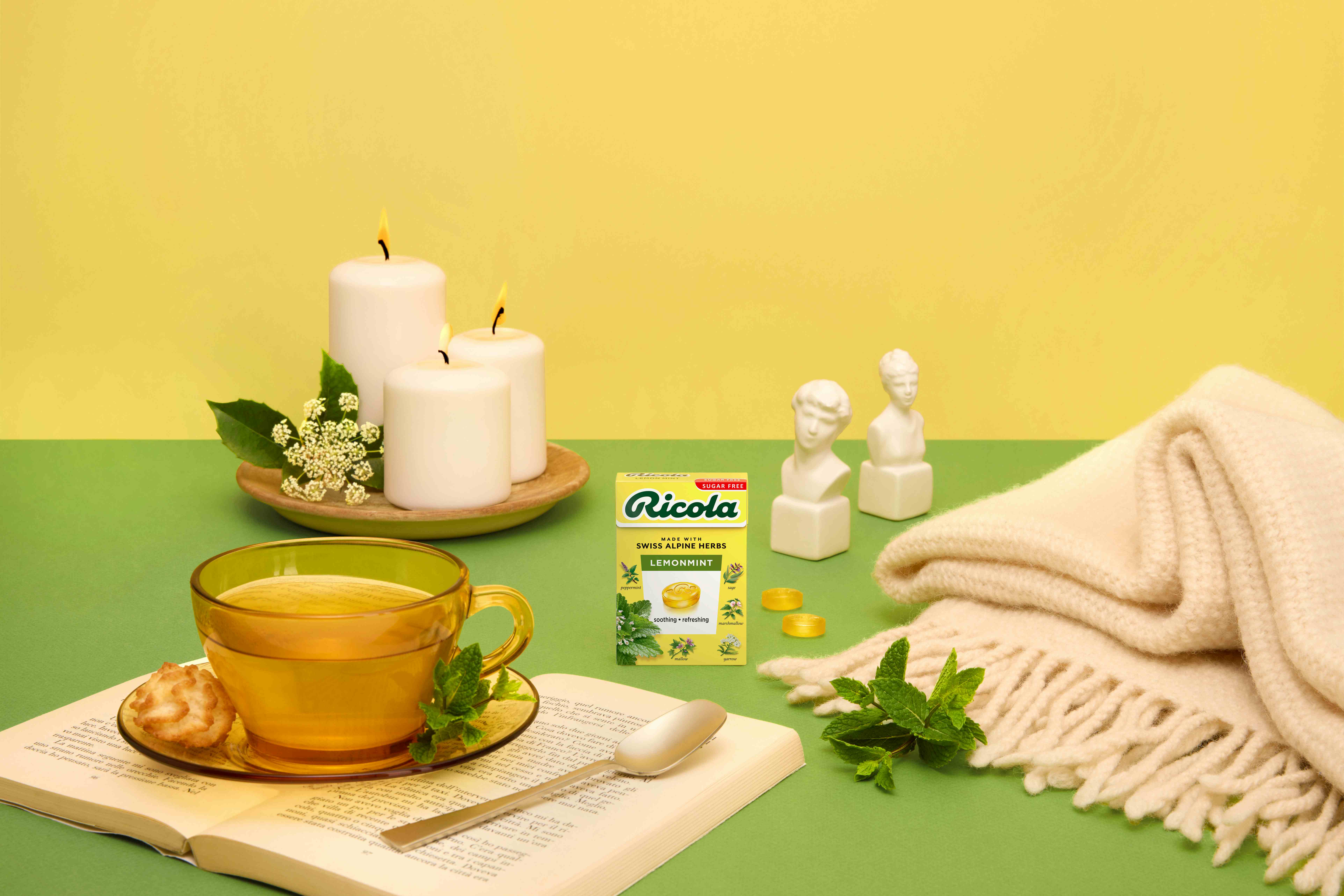 Our Lemon Mint Natural Herbal Drops in South Korea | Ricola