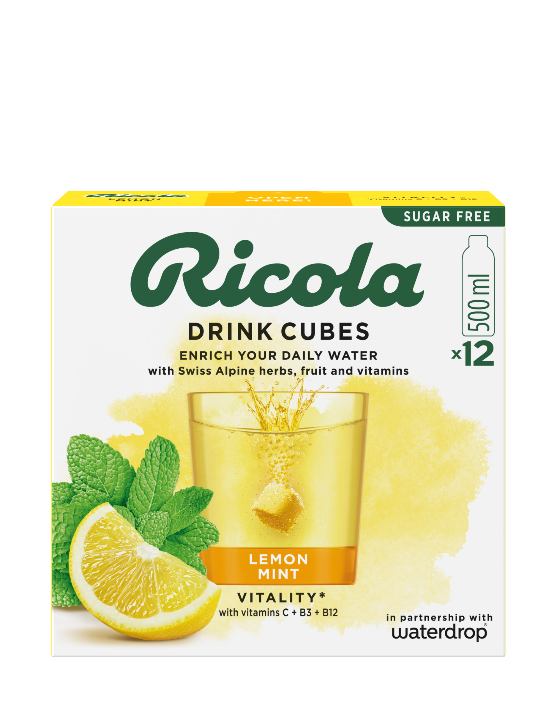 Find Our Lemon Mint Drink Cubes | Ricola