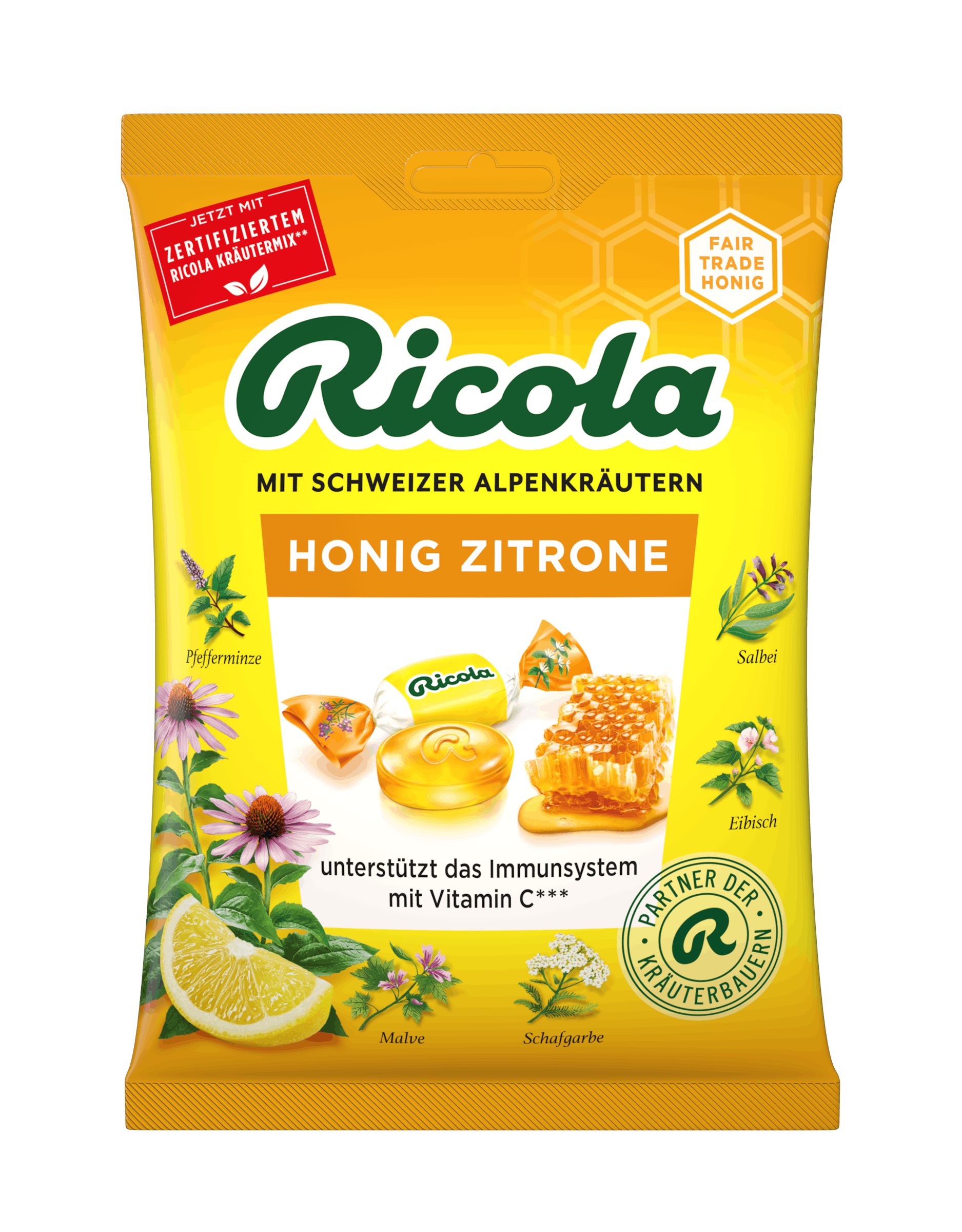Schachtel mit Honig-Zitronen-Echinacea