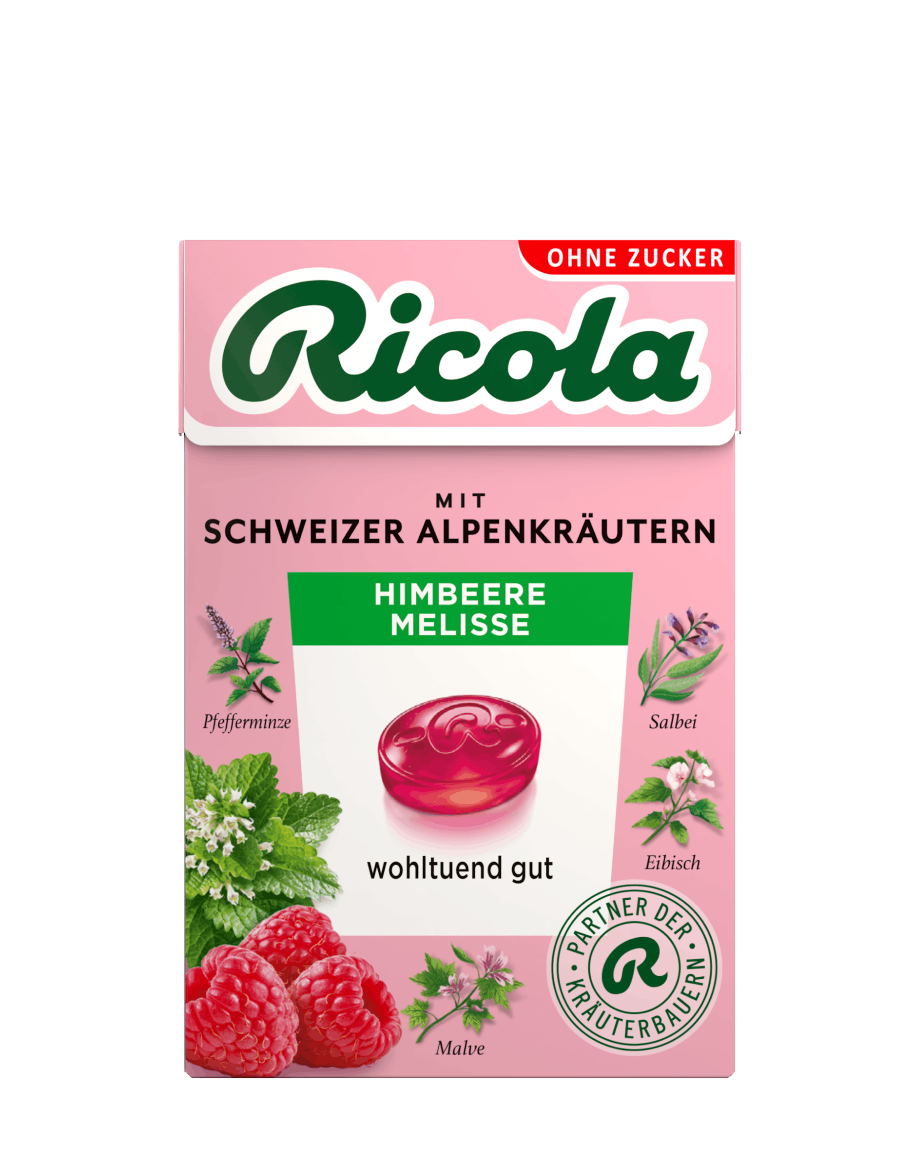 Schachtel Himbeerminze