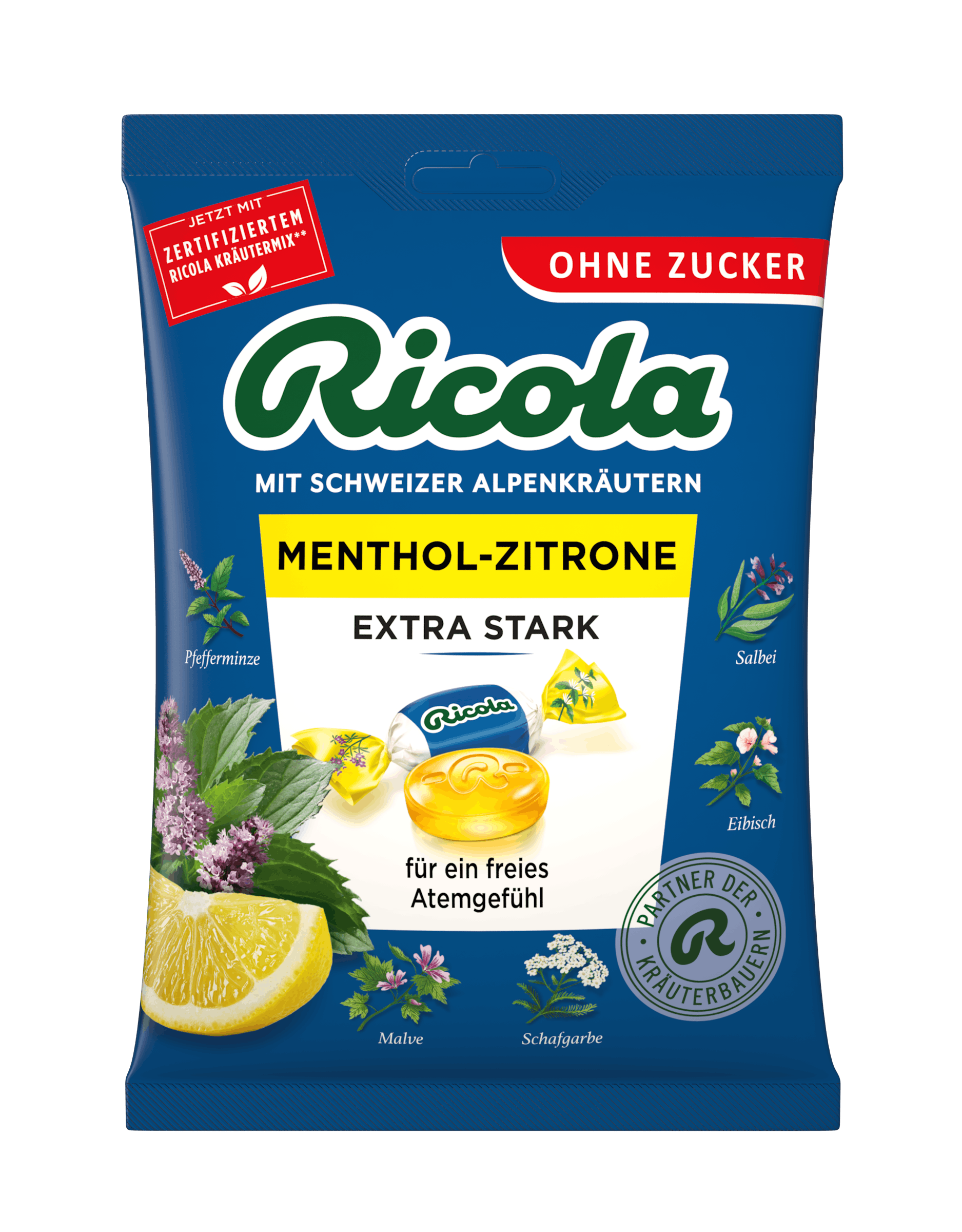 Beutel mit Zitronenfrost