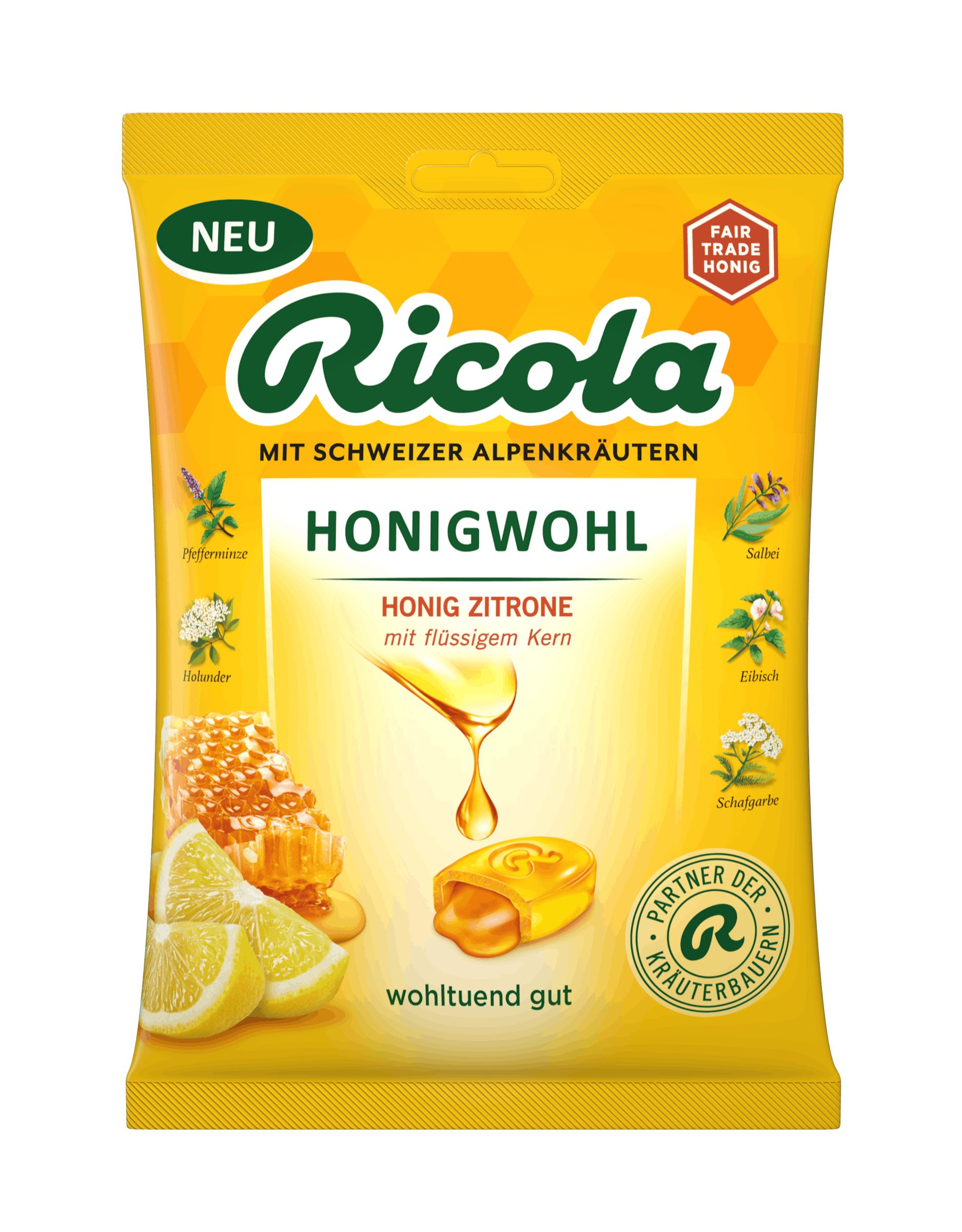 Honigwohl Honig Zitrone Bonbons