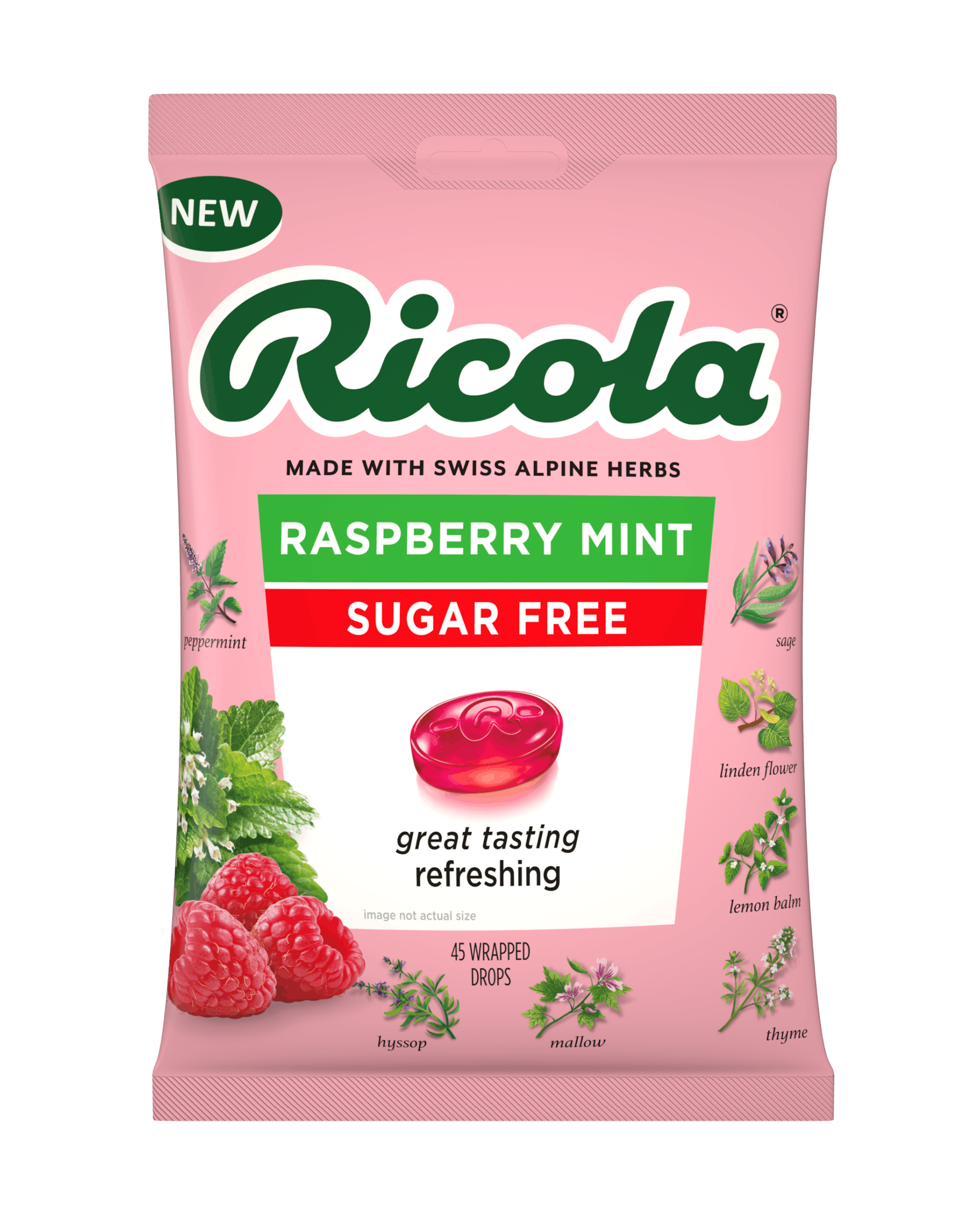 Sugar Free Raspberry Mint Bag