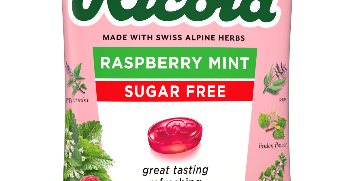 Biza Raspberry Mint Find Our Sugar Free Raspberry Mint Herbal Drops | Ricola