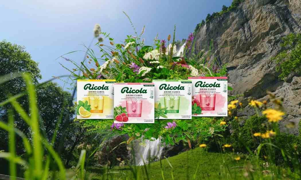 Ricola lanciert Drink Cubes im August 2025 | Ricola