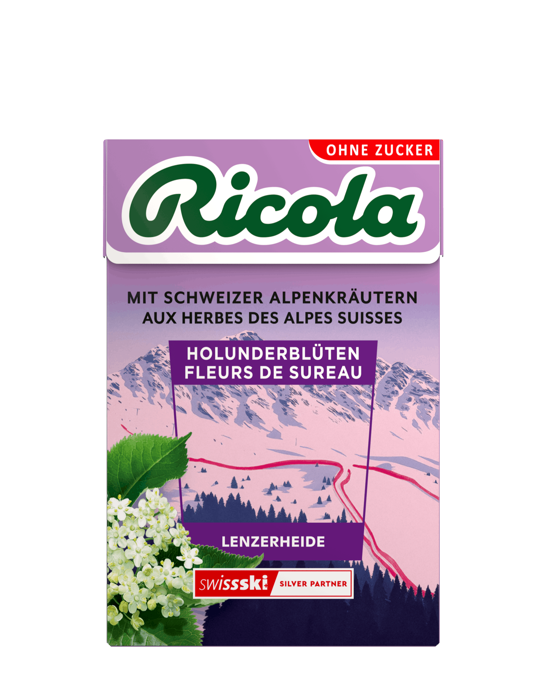 Holunderblüten Geschmack Bonbons Box