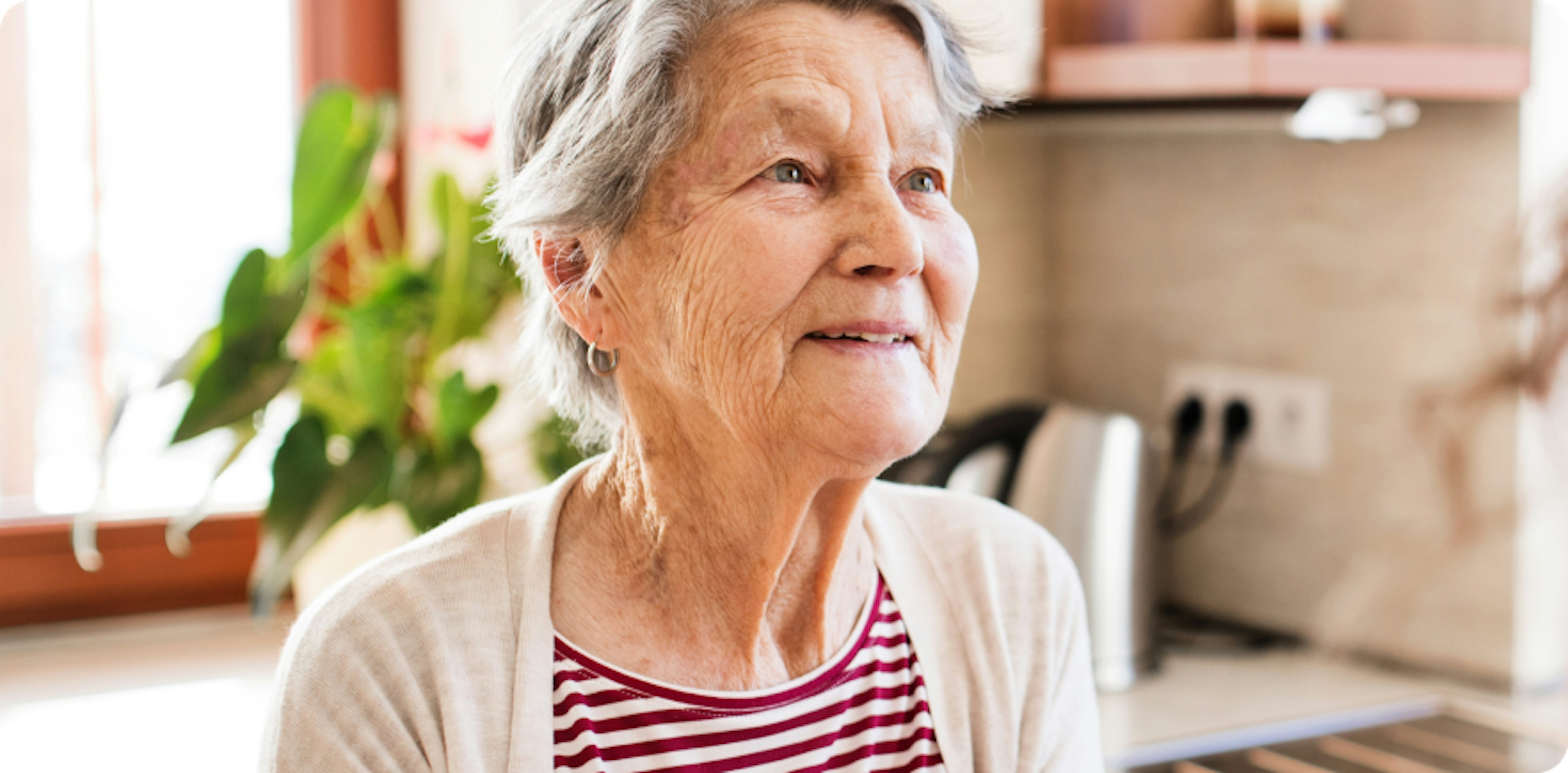 person, senior citizen, adult, female, woman, face, happy, head, smile