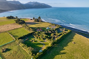 Drone shot of whole property