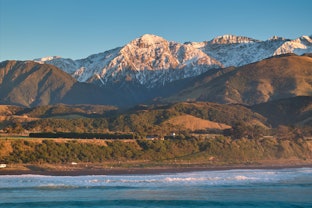 Warm tint mountains