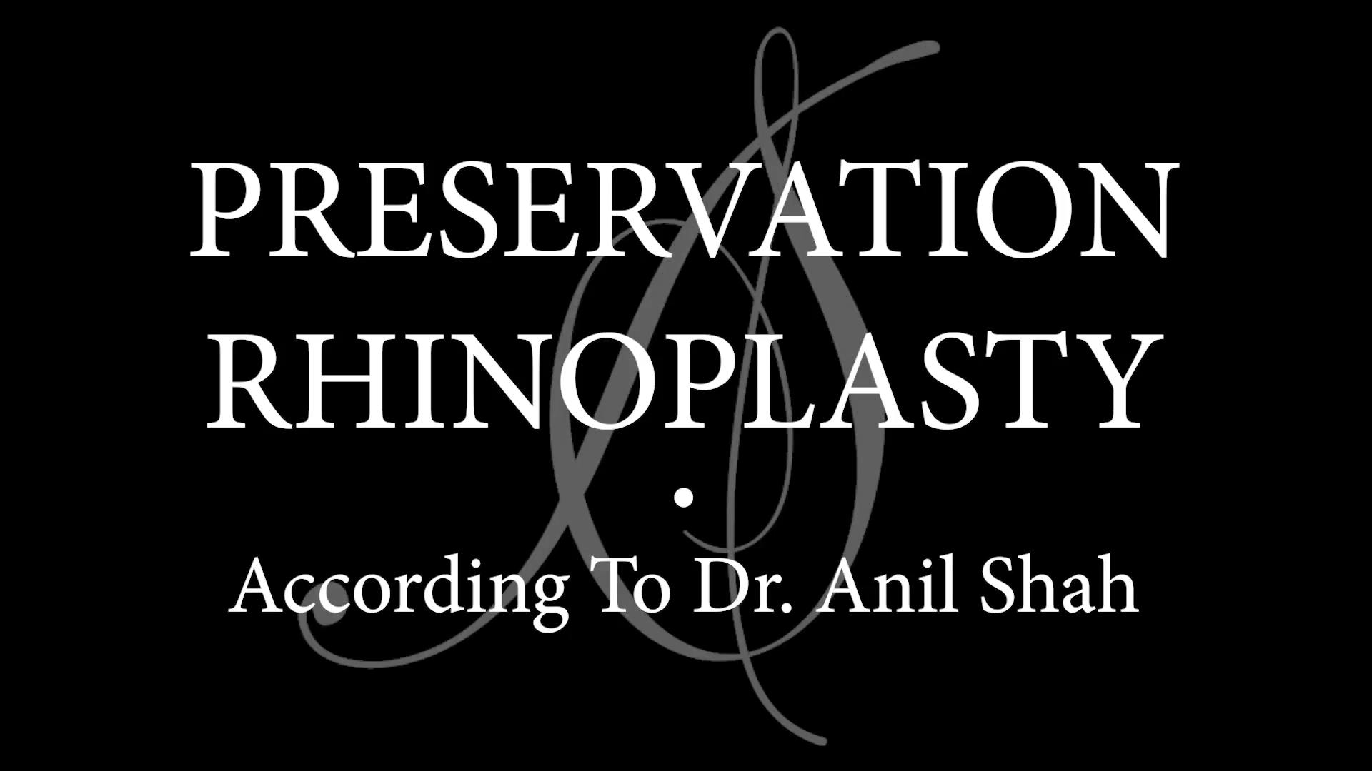Preservation Rhinoplasty video