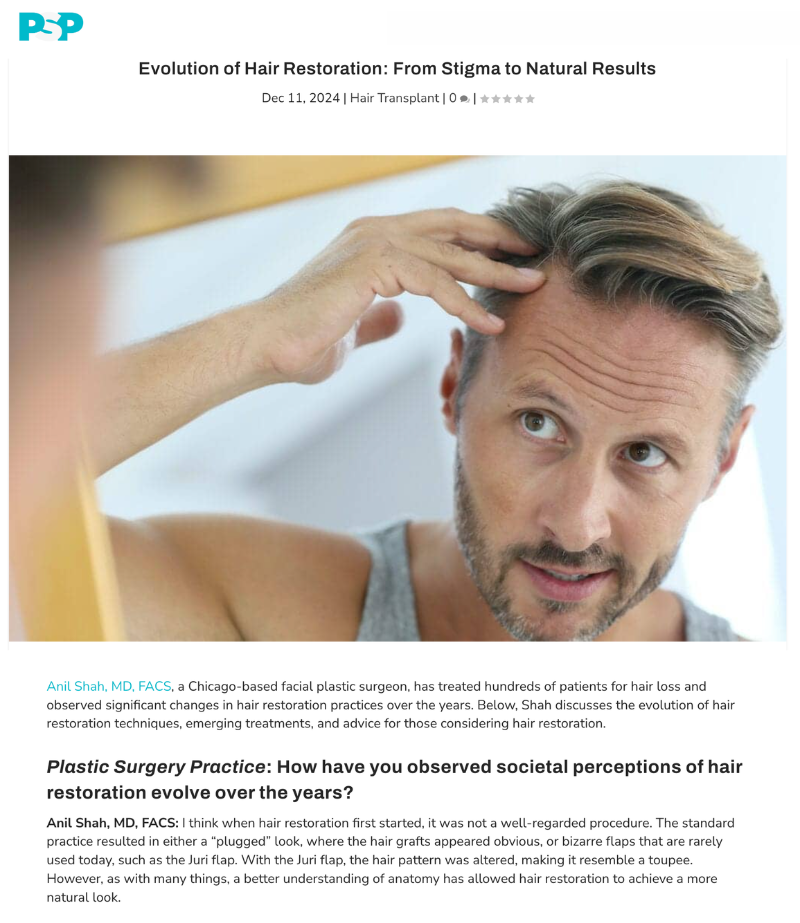Plastic Surgery Practice article