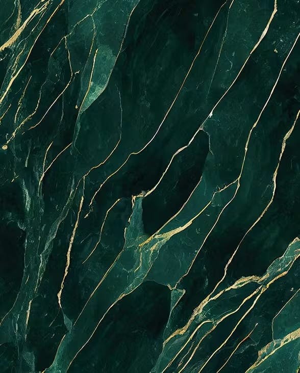 green and gold marble design abstract