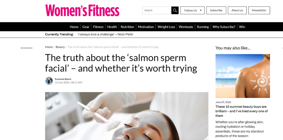 Womens Fitness UK article
