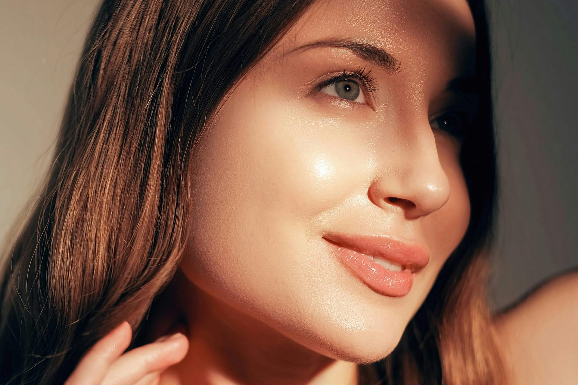 Woman smiling