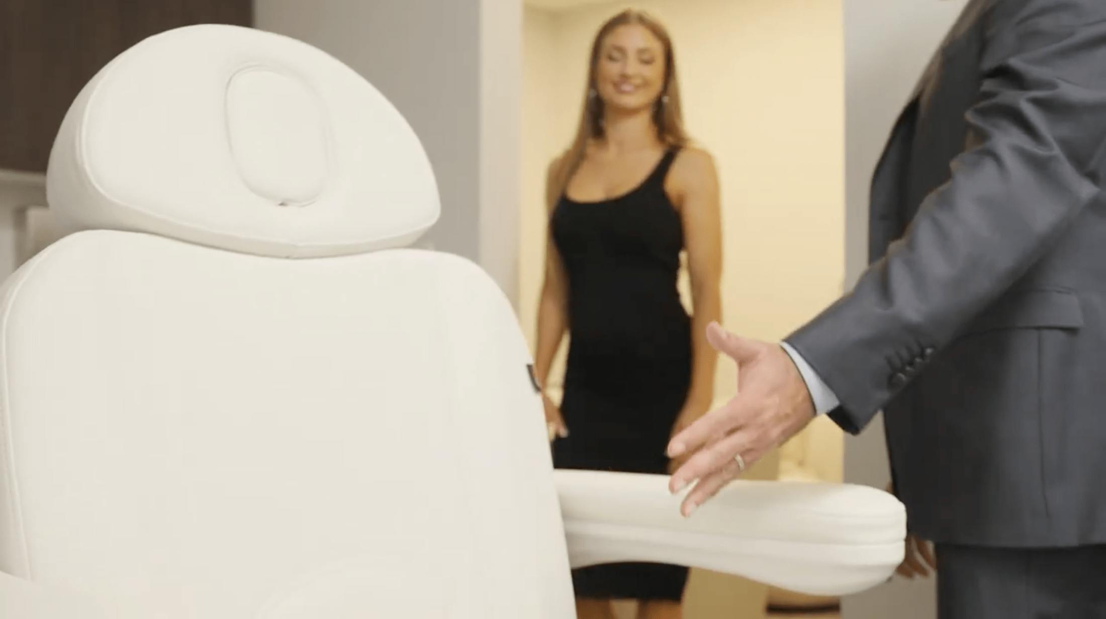 Patient entering exam room