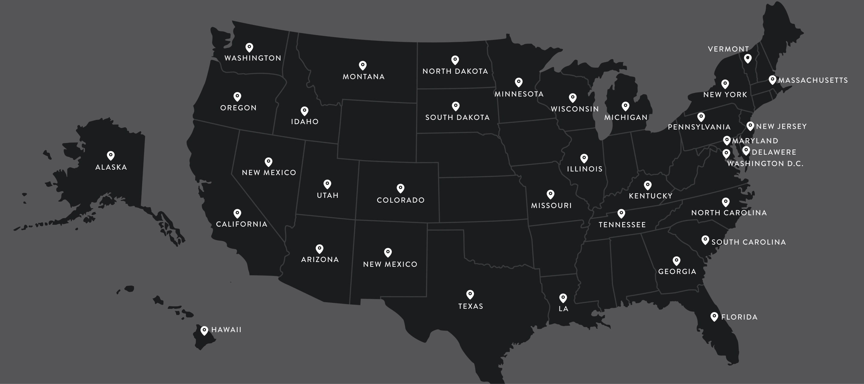 map of the usa