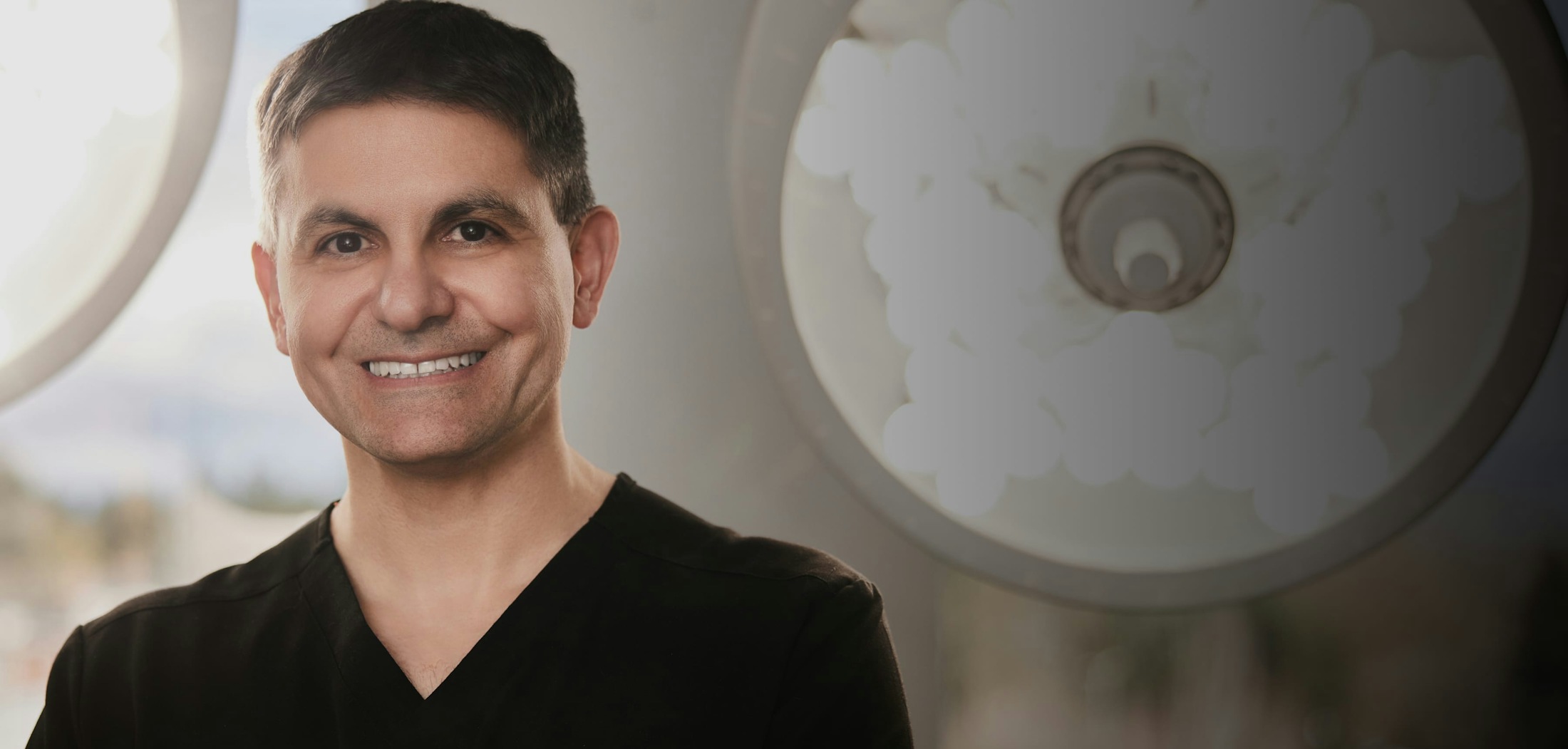 Dr. Allen Gabriel in his operating room