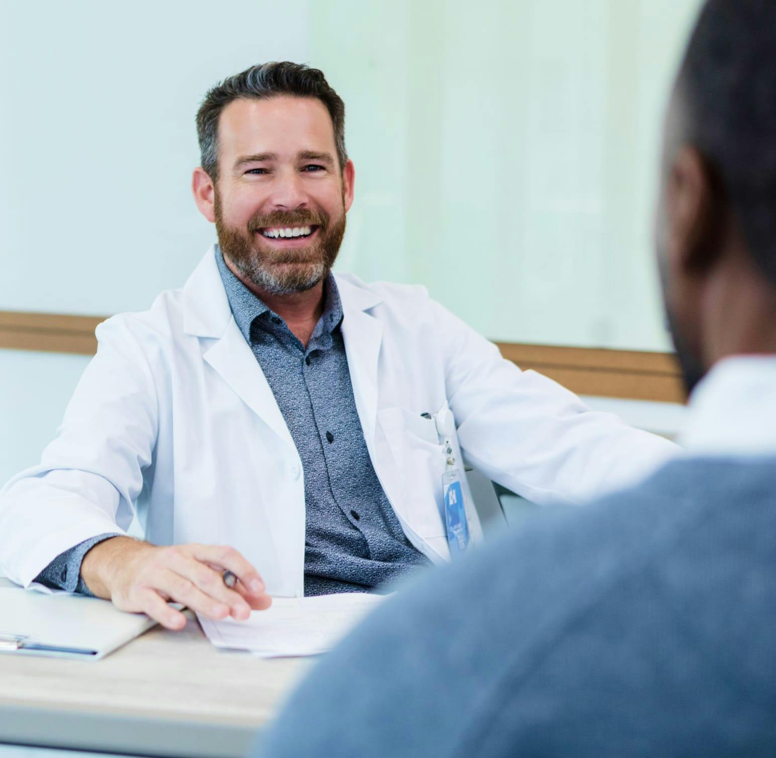 doctor smiling