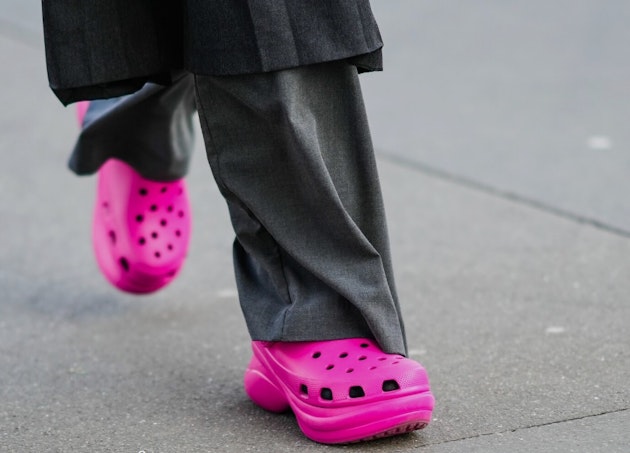 Roze crocs