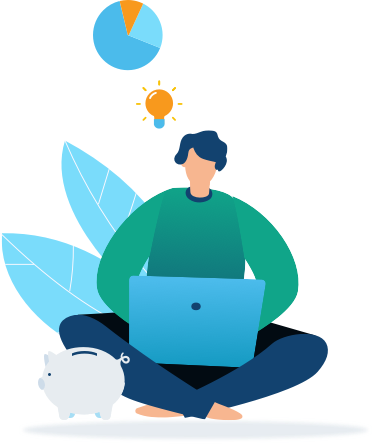 Person on a laptop