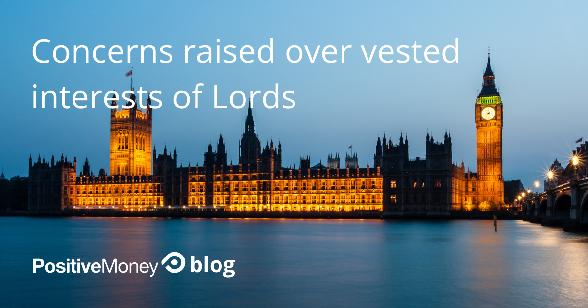 Concerns raised over vested interests of Lords pushing for financial deregulation