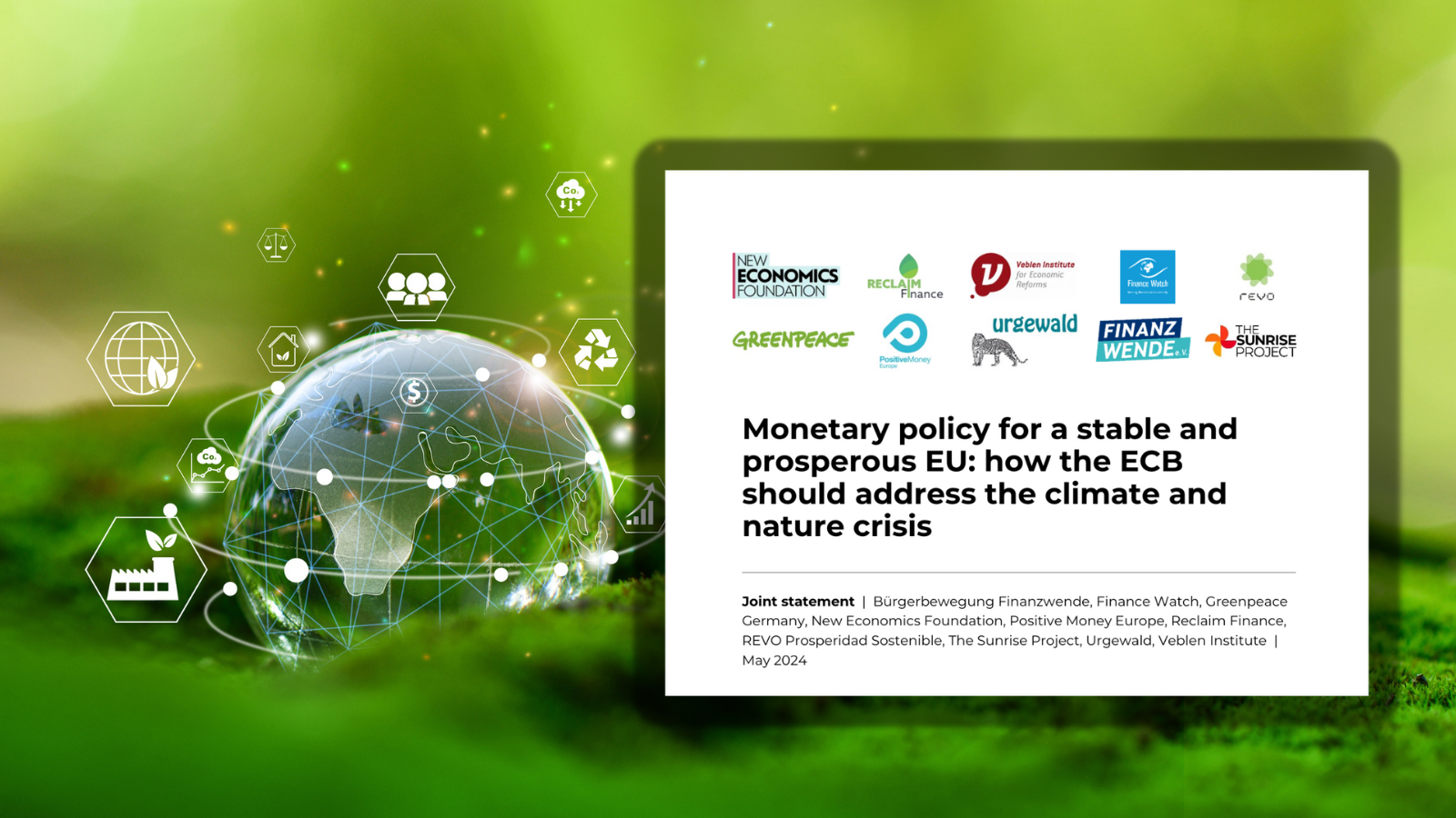 Civil society groups advocate for stronger climate commitments from ECB