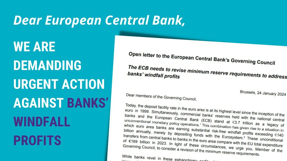 Banks are making billions while people struggle – the ECB needs to act