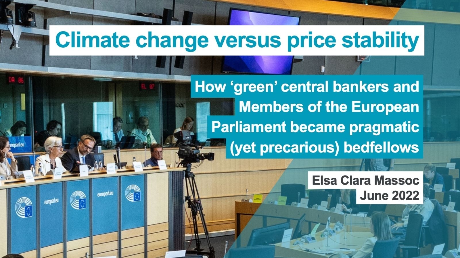 New research paper: The role of the EU Parliament in the ECB&#8217;s green shift