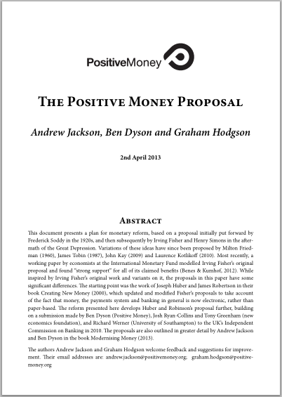 PositiveMoney - Post