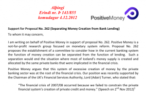 PositiveMoney - Post