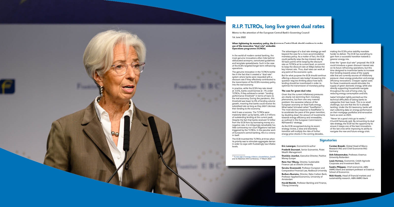 Experts tell the European Central Bank to adopt lower rates for green loans