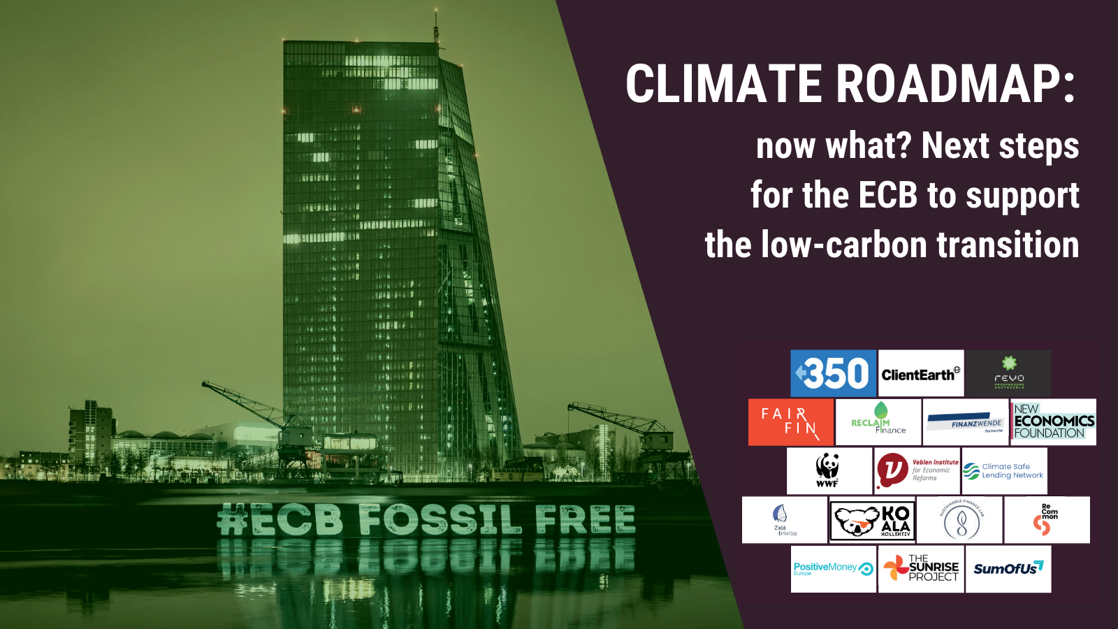 Climate roadmap: now what? Next steps for the ECB to support the low-carbon transition