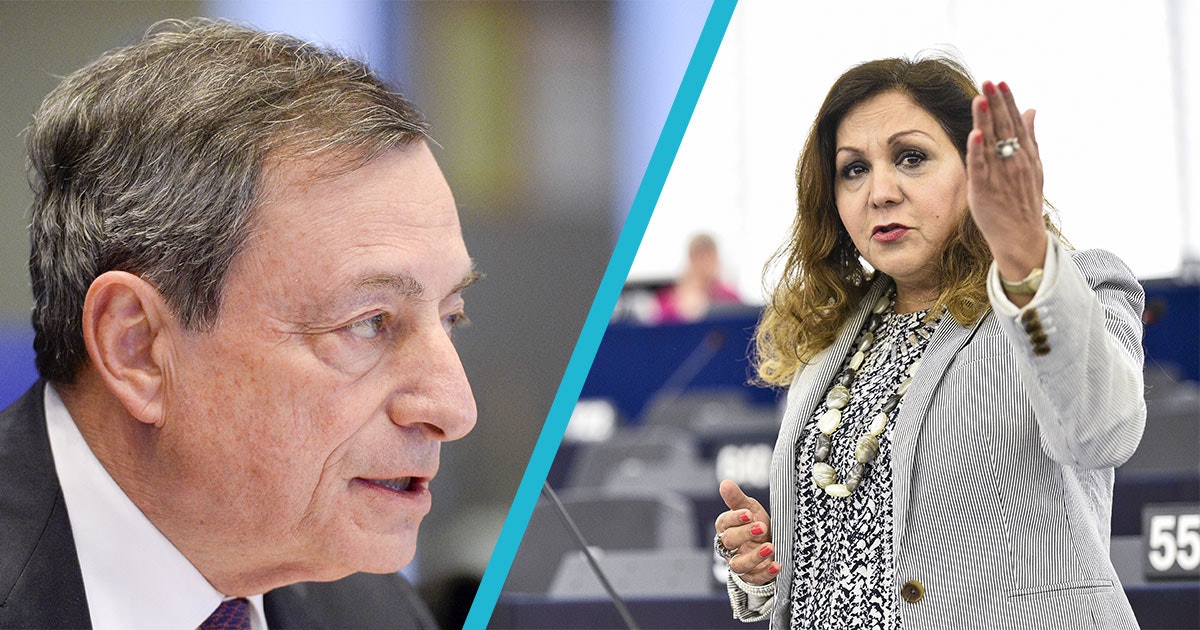Mario Draghi commits the ECB to look into QE&#8217;s impact on climate change