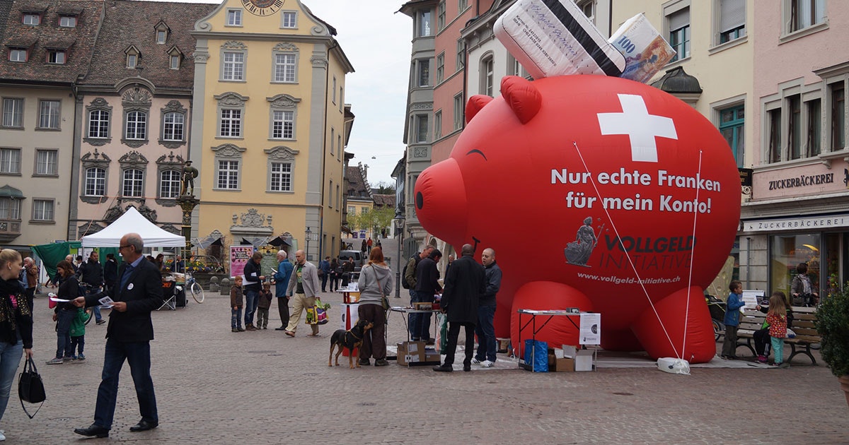 Swiss referendum may change the way money is created in the economy