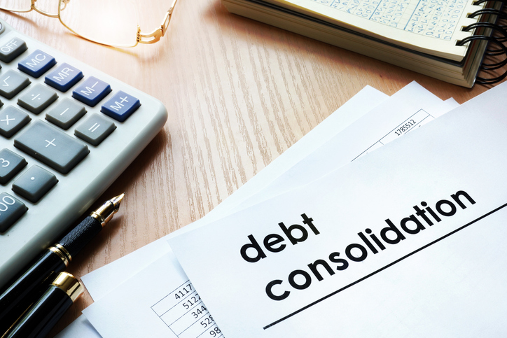 A paper where it is written debt consolidation which is also our blog for Gardian Financial Planning in Mackay.