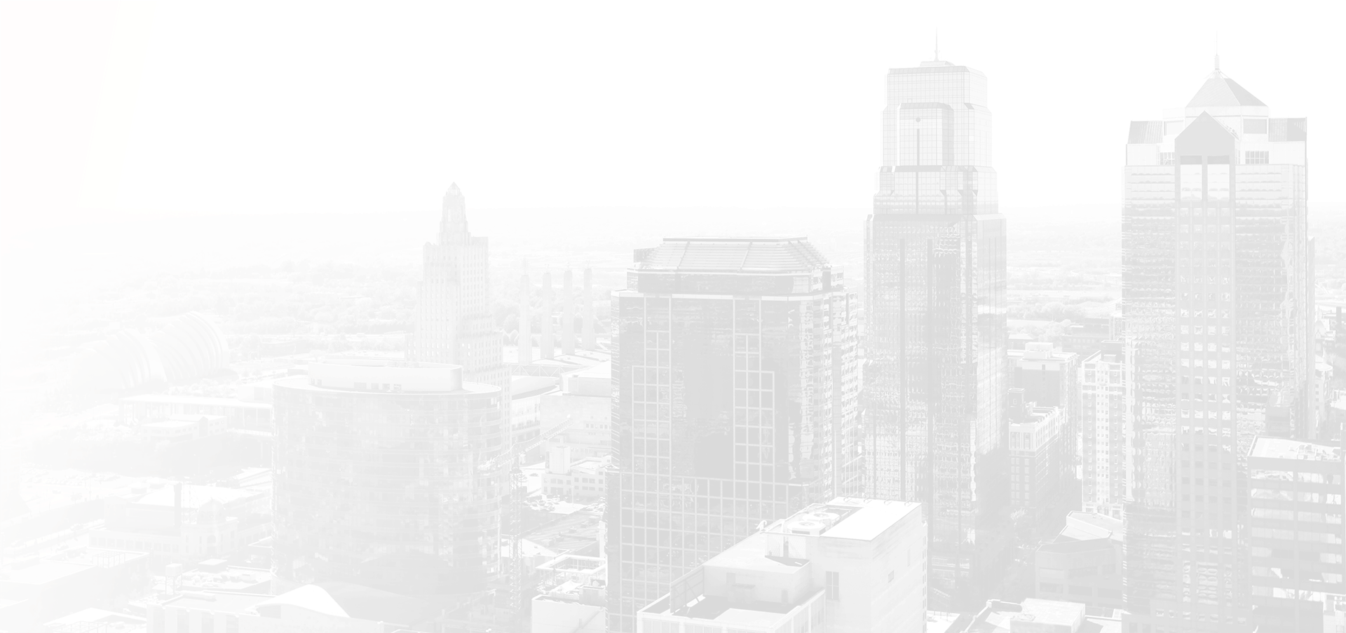 Background imagery of Kansas City skyline