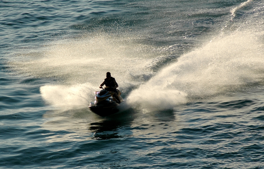 jet ski in water