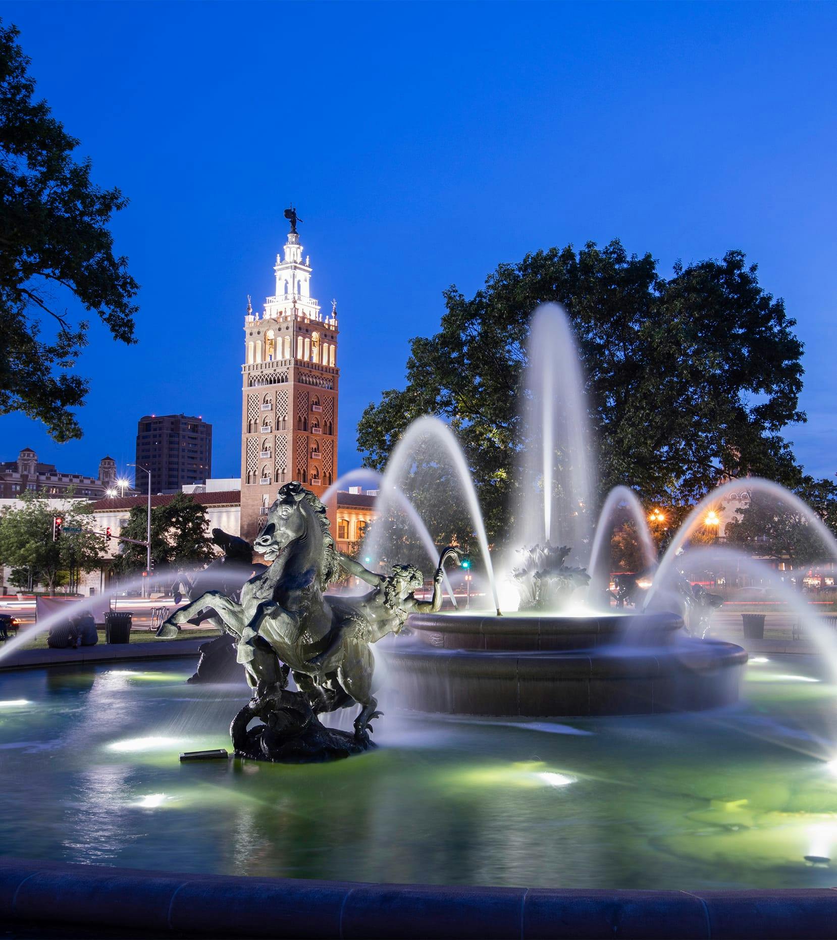 city fountain