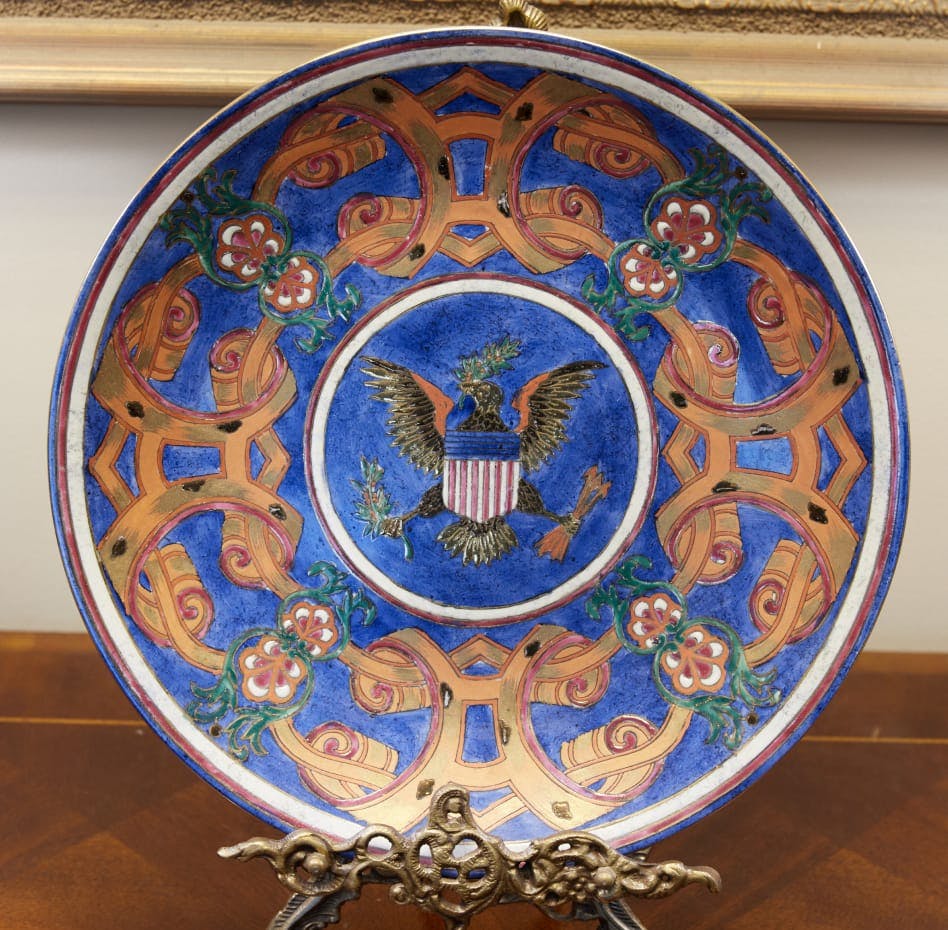 decorative plate in Stipe & Belote's office