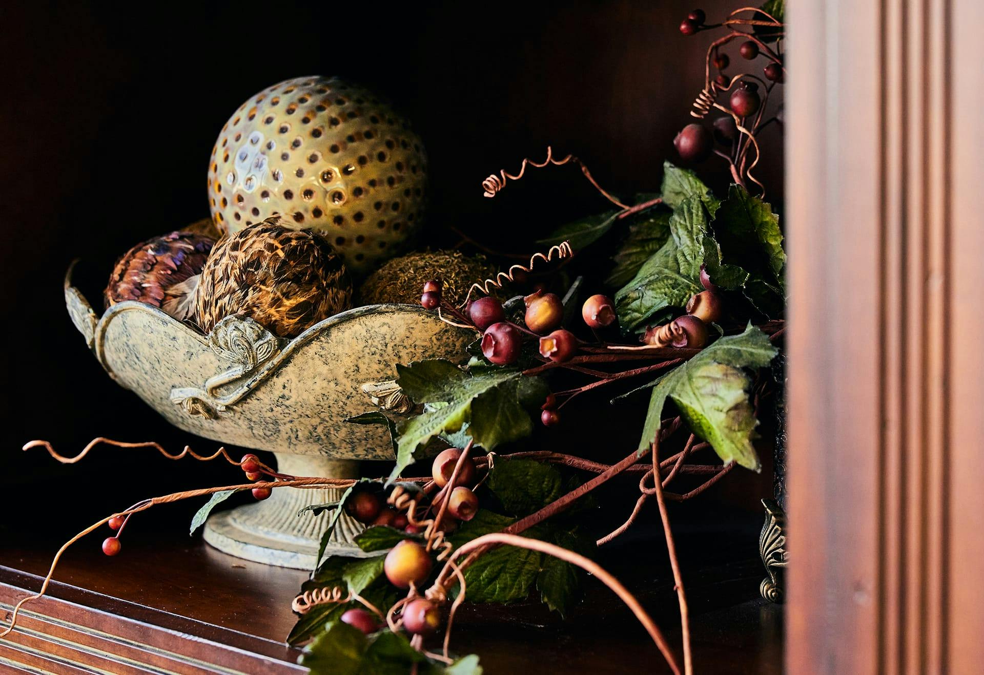 Closeup of office decor