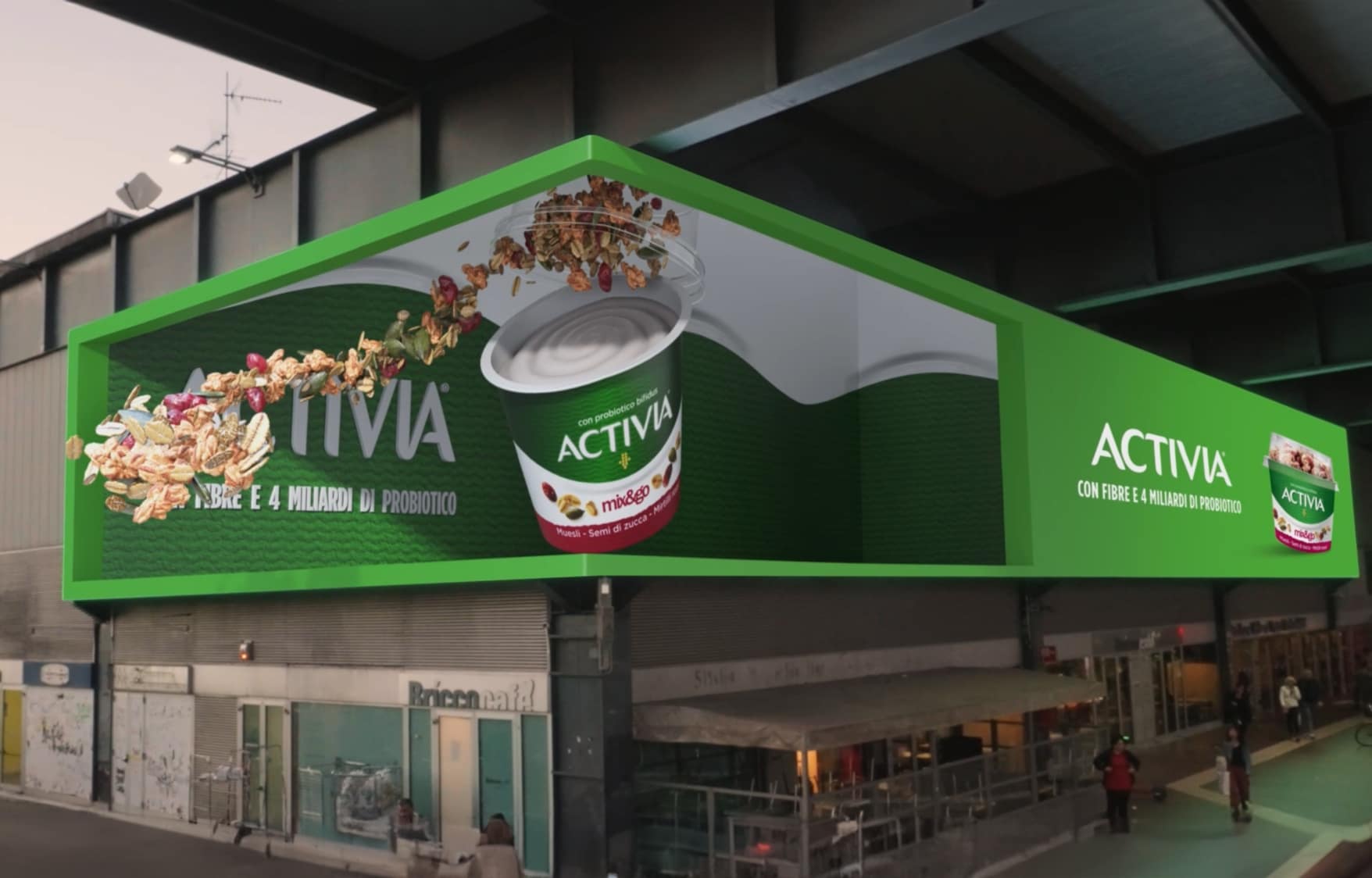 <p>I&deg; &amp; II&deg; Classificato 3D Interactive</p> <p>Danone Activia</p>