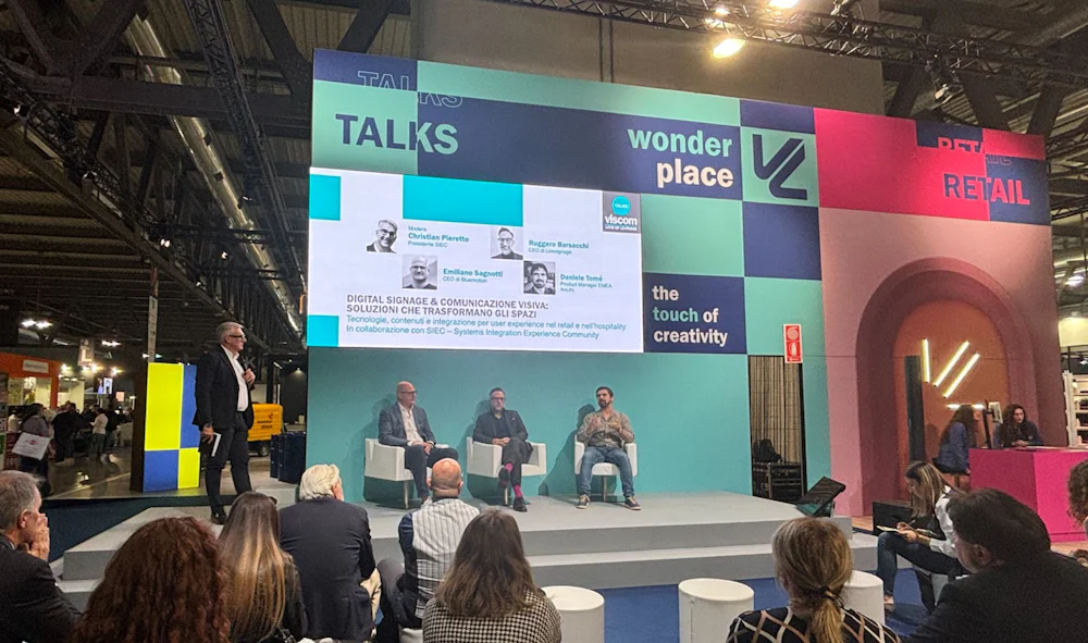 Quality experiences always stem from quality projects: bluemotion at Viscom Italia 2025